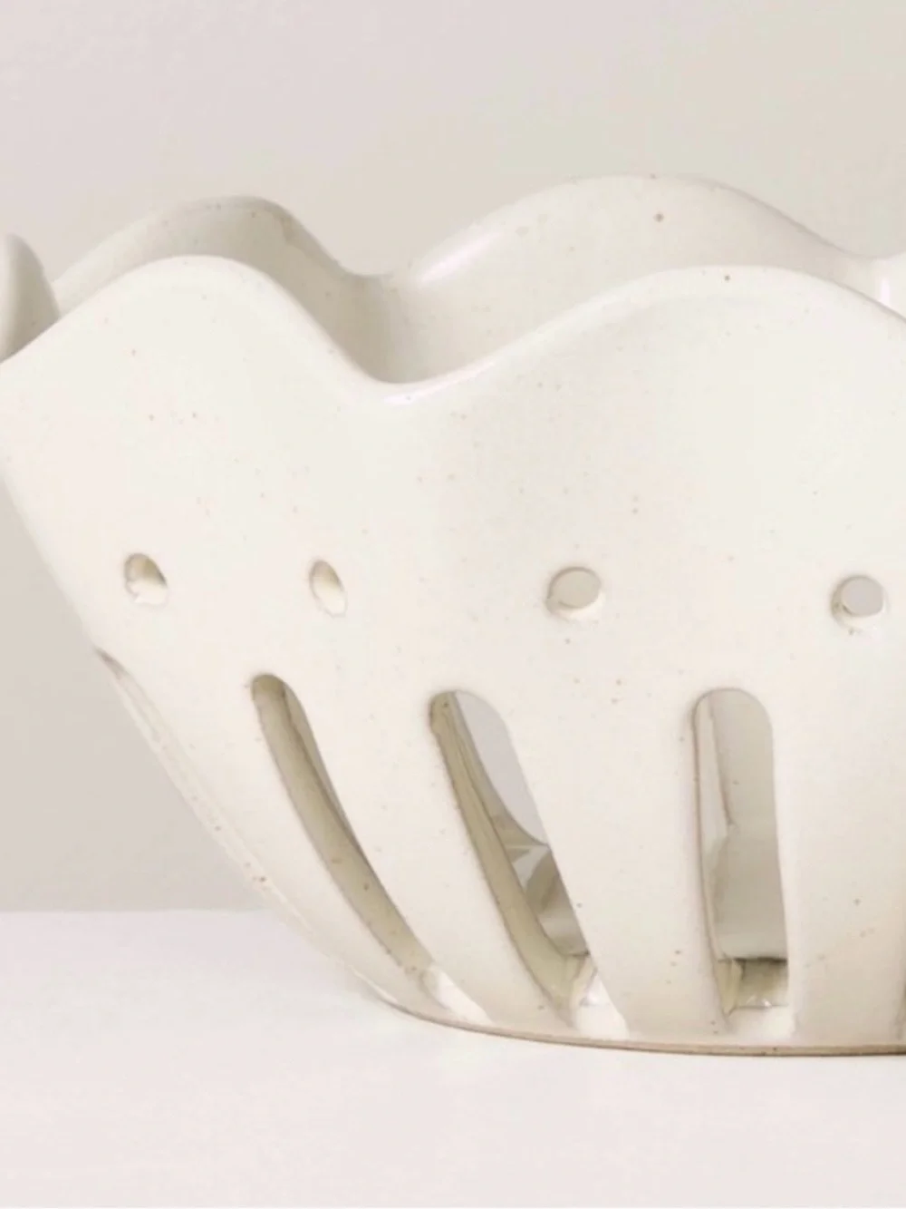 Large Wavy Edge Berry Bowl - Hearth & Hand™ with Magnolia- Sour Cream